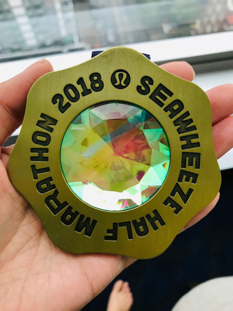 Seawheeze 2018 finisher race medal