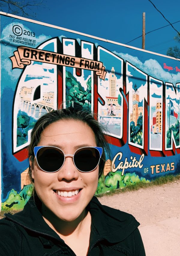 Greetings from Austin mural