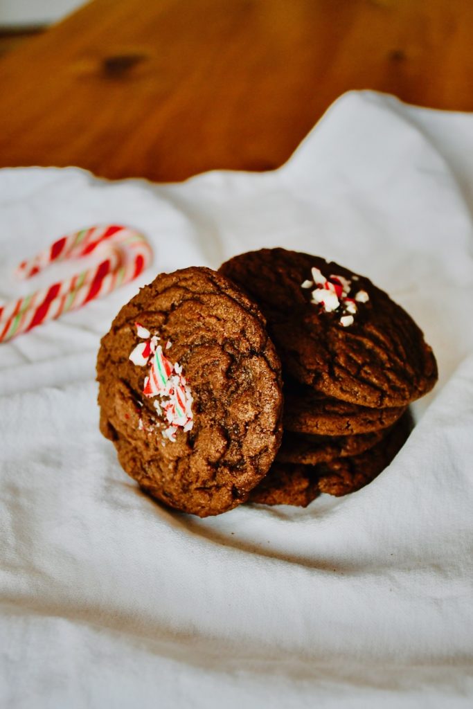 Double Chocolate Peppermint Cookies