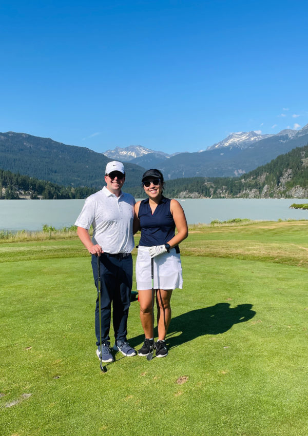 Golfing at Nicklaus North Whistler